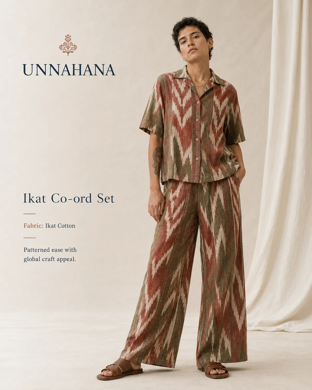 Geometric coordinated clothing concept